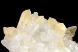 Large, Wide Quartz Crystal Cluster - Brazil #127993-6